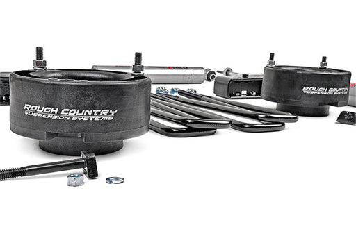 Rough Country 362.20 Leveling Lift Kit w/Shocks; 2.5 in. Lift; - Truck Part Superstore