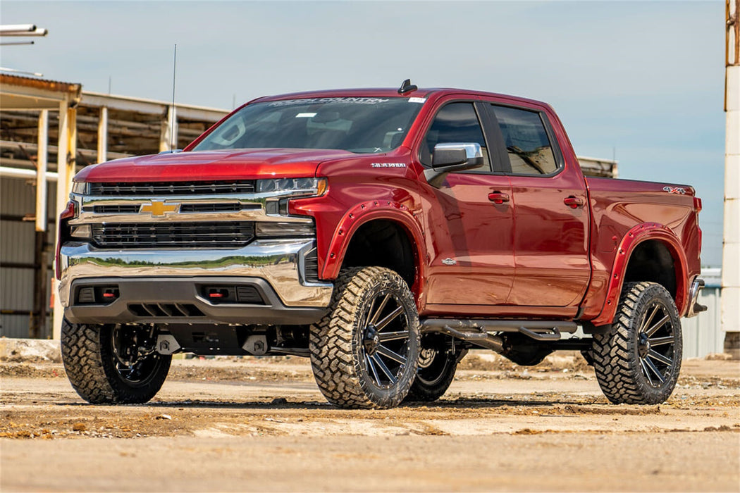 Rough Country F-G12011 GMC HD Pocket Fender Flares w/Rivets 20 Sierra 2500HD/3500HD Rough Country - Truck Part Superstore