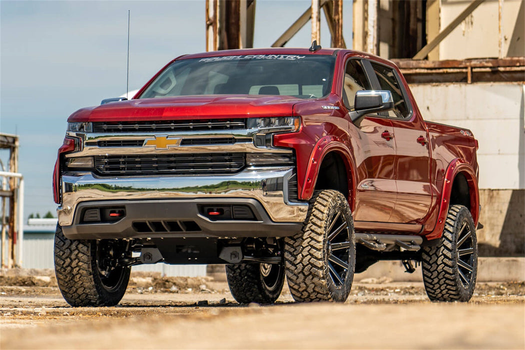 Rough Country F-G12011 GMC HD Pocket Fender Flares w/Rivets 20 Sierra 2500HD/3500HD Rough Country - Truck Part Superstore