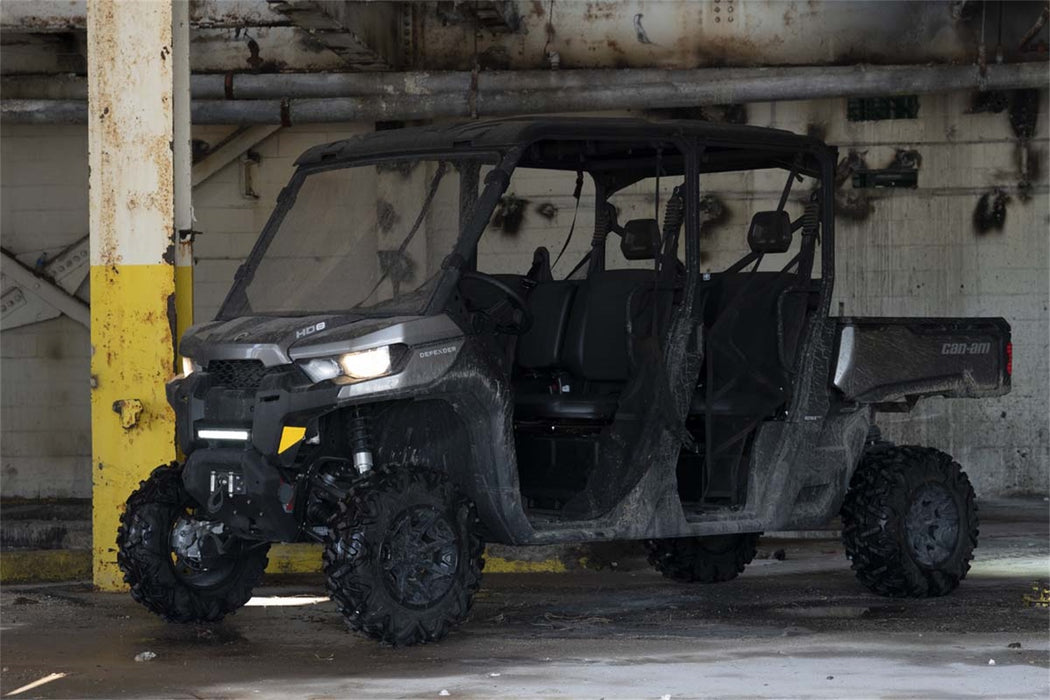 Rough Country 97001 Can-Am Defender 12 Inch Recessed Bumper LED Kit Black Series 16-20 Defender Rough Country - Truck Part Superstore