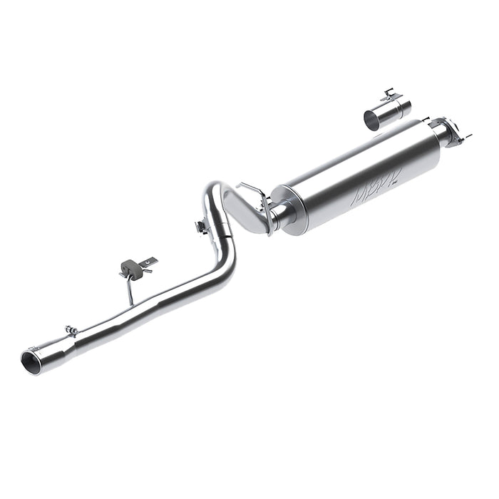 MBRP S5534AL 2.5 Inch Cat Back Exhaust System Single For 86-00 Cherokee 2.5L 87-01 Cherokee 4.0L Aluminized Steel MBRP - Truck Part Superstore