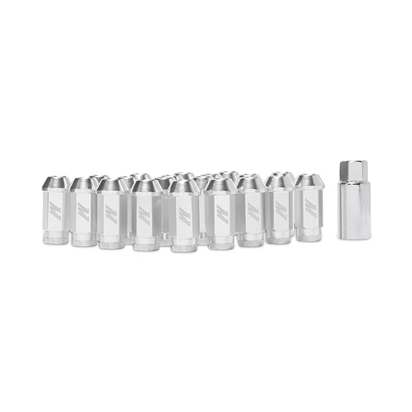 Mishimoto MMLG-125-LOCKSL Mishimoto Aluminum Locking Lug Nuts, M12 x 1.25, Silver - Truck Part Superstore