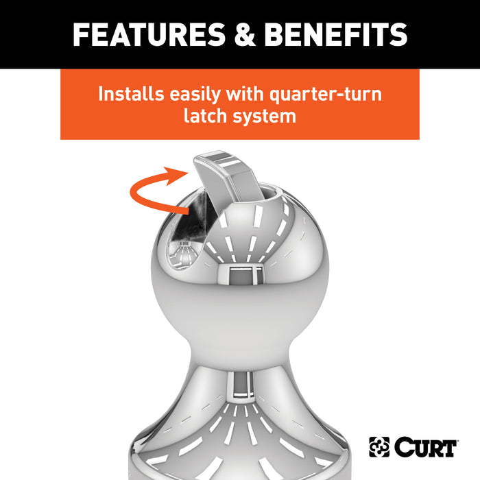 CURT 60618 OEM Puck System 2-5/16in. Gooseneck Kit; Ram (30K) - Truck Part Superstore