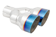 MBRP Exhaust T5178BE 2.5" Inlet Exhaust Tip. T304 Stainless Steel, Burnt End. - Truck Part Superstore