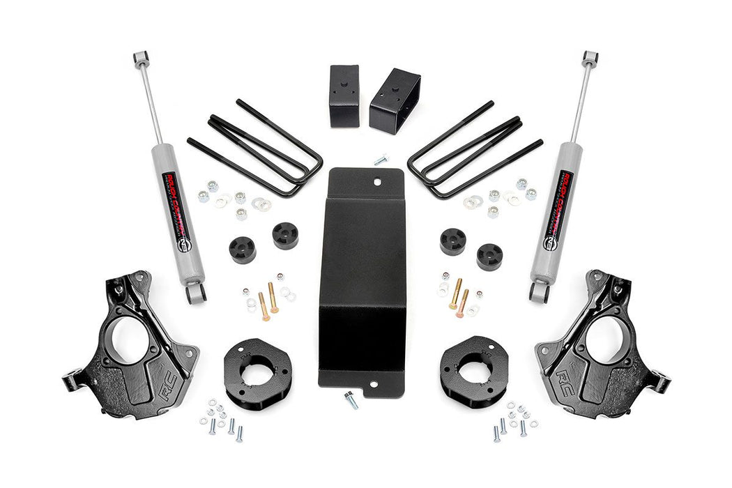 Rough Country 12130 3.5 Inch Suspension Lift Knuckle Kit 14-18 Silverado/Sierra 1500 4WD Aluminum & Stamped Steel Rough Country - Truck Part Superstore