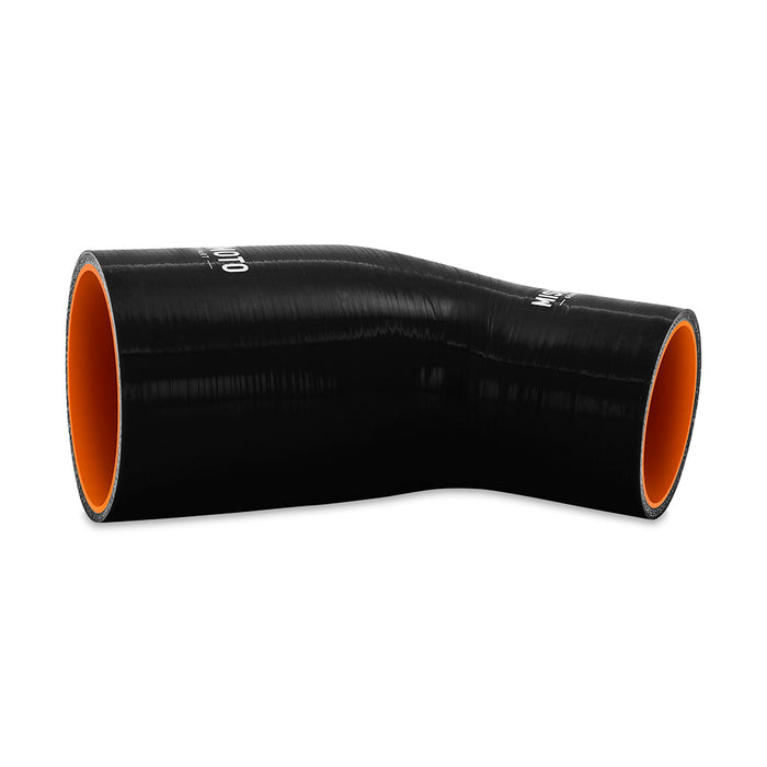 Mishimoto MMCP-R45-25325BK Mishimoto 45-Degree Silicone Transition Coupler, 2.50-in to 3.25-in, Black - Truck Part Superstore