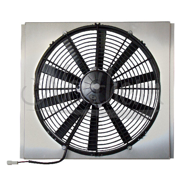 Northern Radiator Z40073 Single 16 Inch Hurricane Electric Fan - Truck Part Superstore