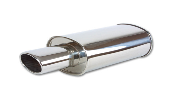 Vibrant Performance 1045 STREETPOWER Oval Muffler - Truck Part Superstore