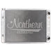 Northern Radiator 204129 Race Pro Radiator - 28 x 19 Double Pass LS Conversion With Threaded Connections - Truck Part Superstore