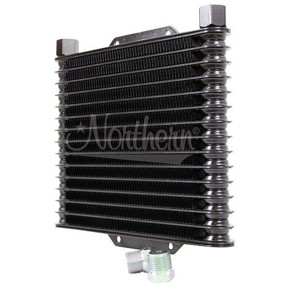 Northern Radiator Z18040 Aluminum Oil Cooler. Stacked Plate. High Efficiency. - Truck Part Superstore