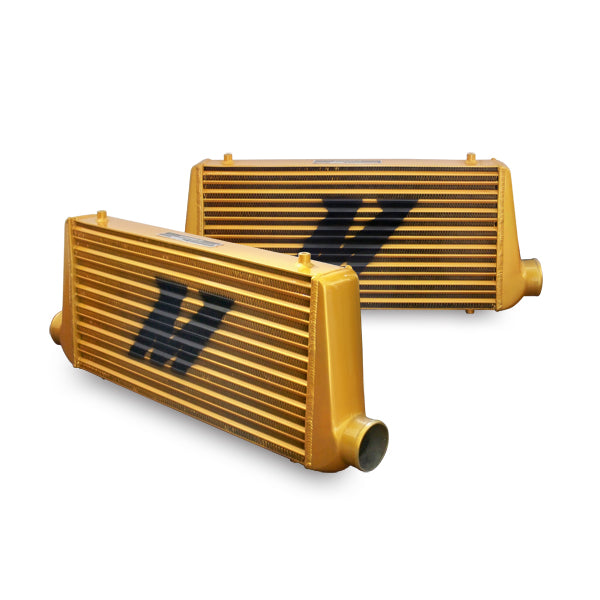 Mishimoto MMINT-UMG Mishimoto Universal Intercooler M-Line Eat Sleep Race Edition, All Gold - Truck Part Superstore