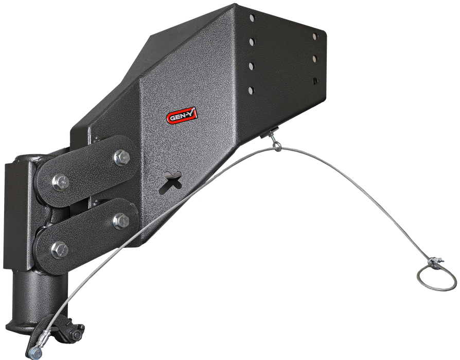 GEN-Y Hitch GH-8036AL EXECUTIVE TORSION-FLEX AL Rhino 5th Pin Box Goose 2 5/16" Coupler .5K-2K pin 18K - Truck Part Superstore