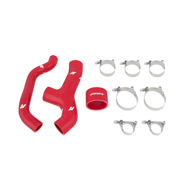 Mishimoto MMHOSE-SUB-INT6RD Subaru WRX 2006-2007/Forester XT 2004-2008 Silicone Intercooler Hoses, Red - Truck Part Superstore