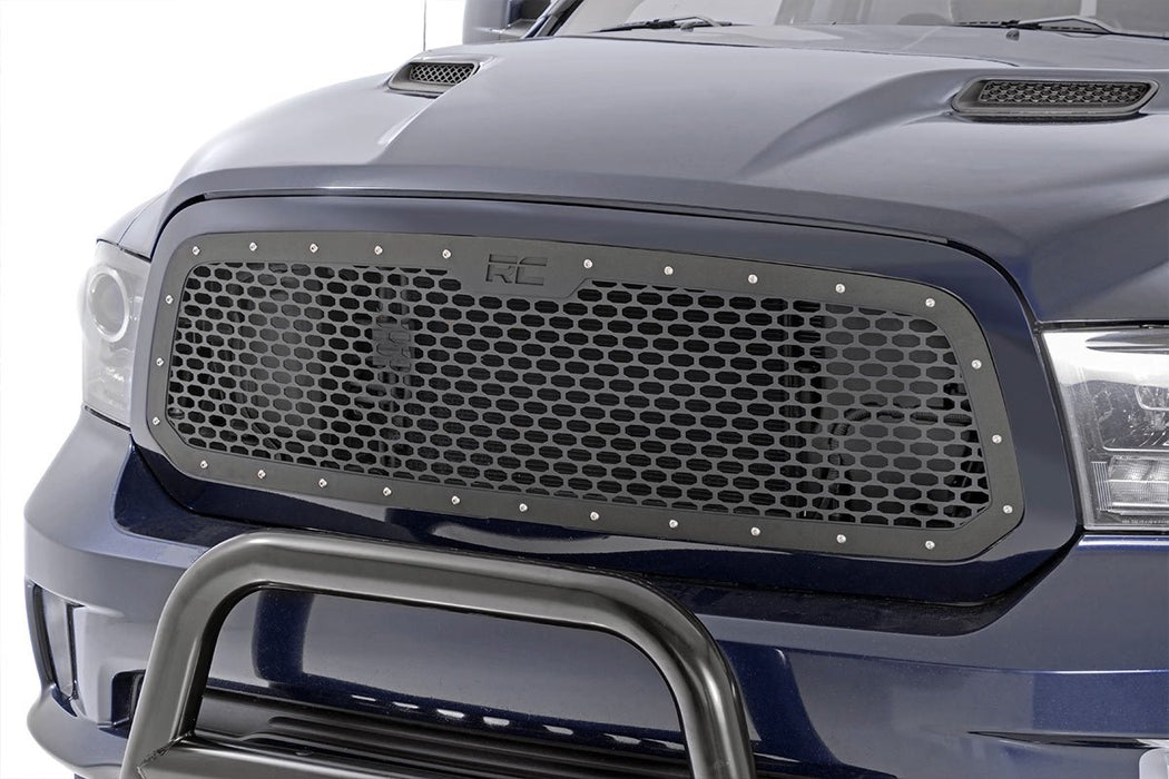 Rough Country 70197 Dodge Mesh Grille 13-18 RAM 1500 Rough Country - Truck Part Superstore
