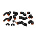 Mishimoto MMHOSE-S4-97TBK Silicone Turbo Hose Kit, fits Audi S4 1997-2002 - Truck Part Superstore