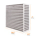 Mishimoto MMUIC-22 Universal Air-to-Air Race Intercooler Core 10.2-in x 9-in x 4.5-in - Truck Part Superstore