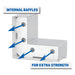 UWS TT-100-L-T-P 100-Gallon L-Shape Bright Aluminum Transfer Tank - Truck Part Superstore