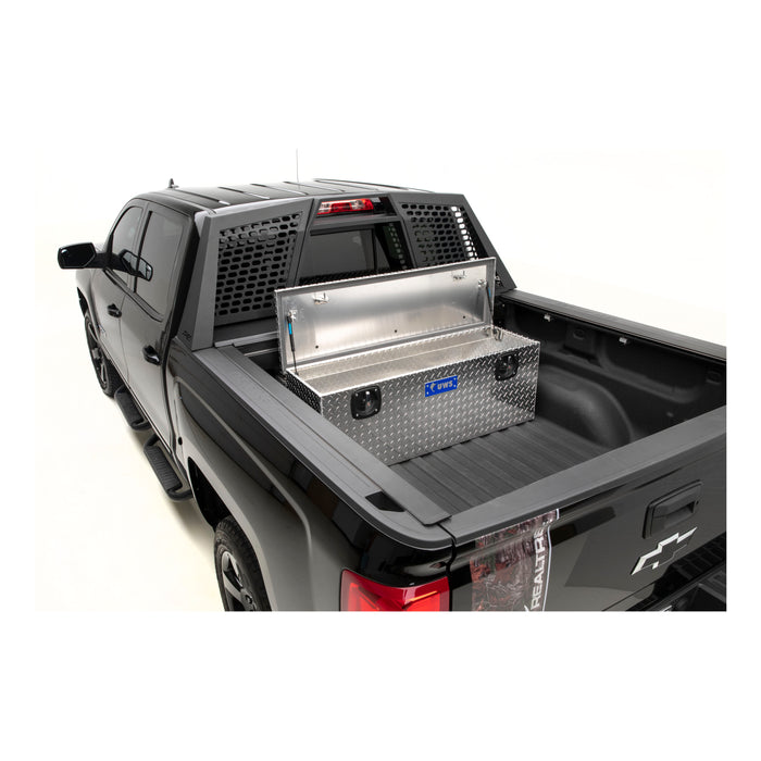 UWS EC20501 Bright Aluminum Secure Lock 48in. Under Tonneau Chest Box (Heavy Packaging) - Truck Part Superstore
