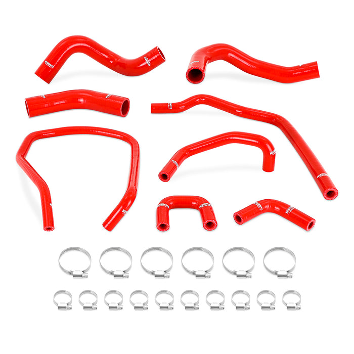 Mishimoto MMHOSE-TTN-04RD Silicone Radiator & Heater Hose Kit, fits Nissan Titan 5.6L 2004-2014, Red - Truck Part Superstore