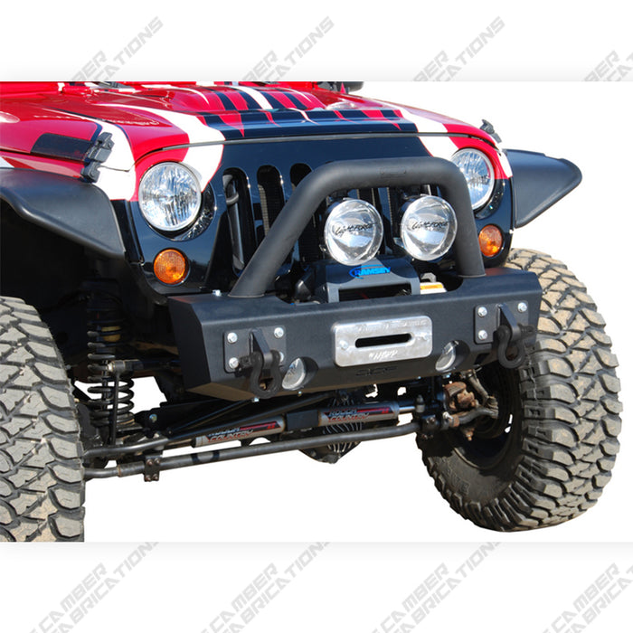 MBRP Exhaust 131176LX LineX Coated Front Stubby Non Winch Bumper Package. - Truck Part Superstore
