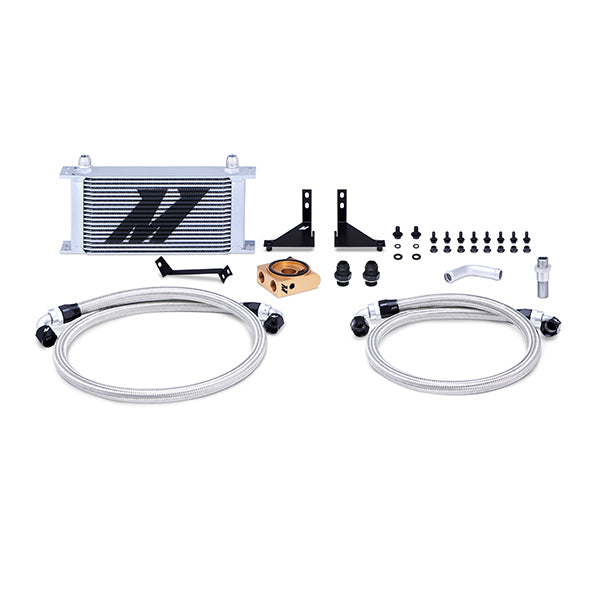 Mishimoto MMOC-FIST-14T Ford Fiesta ST Oil Cooler Kit, 2014-2019 Silver Thermostatic - Truck Part Superstore