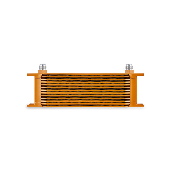 Mishimoto MMOC-13GD Universal 13-Row Oil Cooler, Gold - Truck Part Superstore