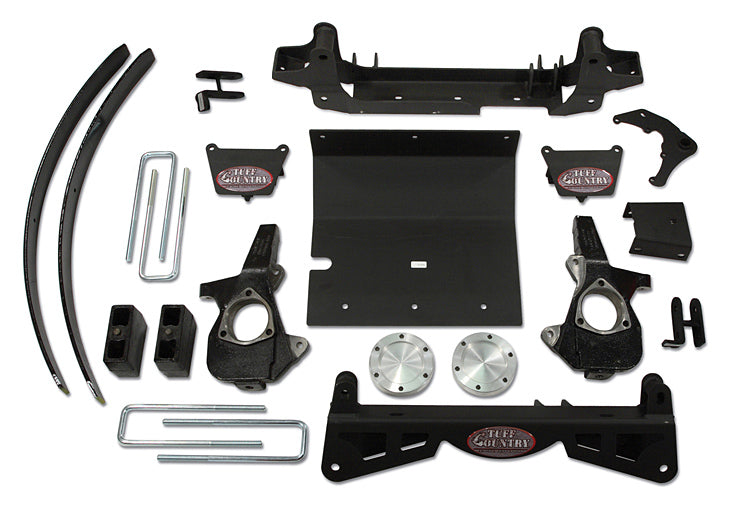 Tuff Country 14960 4 Inch Lift Kit 2006 Silverado/Sierra 1500 w/3 Piece Sub Frame w/o Factory Air Ride Shocks Tuff Country - Truck Part Superstore