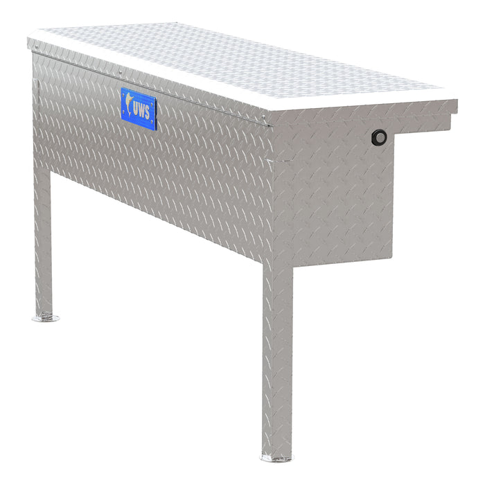 UWS TBSM-48-LP Bright Aluminum 48in. Truck Side Tool Box with Low Profile (LTL Shipping Only) - Truck Part Superstore
