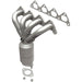 MagnaFlow Exhaust Products 51650 Catalytic Converter with Integrated Exhaust Manifold - Truck Part Superstore