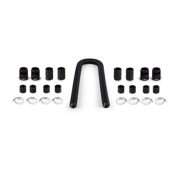 Mishimoto MMAH-U48BK Universal Flexible Stainless Steel Radiator Hose Kit, 48", Black - Truck Part Superstore