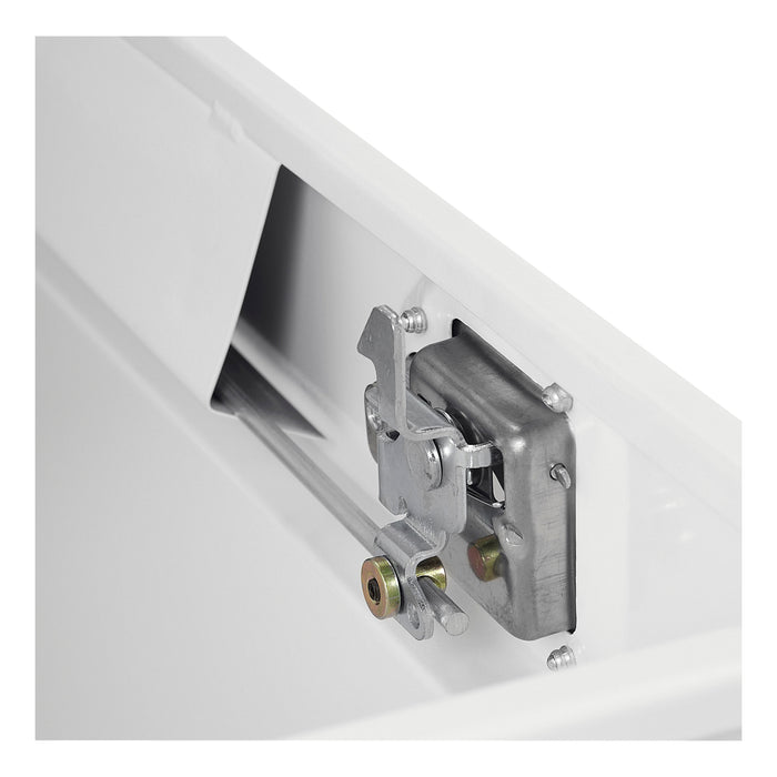 UWS ST-85-COMBO-W White 85-Gallon Steel-Aluminum Combo Transfer Tank - Truck Part Superstore