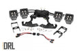 Rough Country 70628DRLA Chevrolet LED Fog Light Kit Black Series w/Amber DRL 11-14 Silverado 2500/3500HD Rough Country - Truck Part Superstore