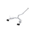 MBRP Exhaust S48073CF T304 Stainless Steel with CF Tips. - Truck Part Superstore