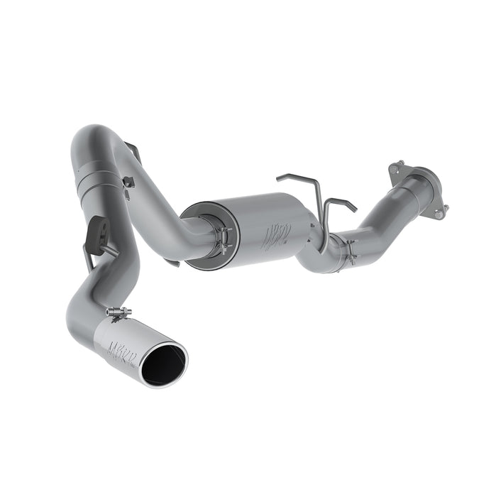 MBRP S5078409 3 1/2 Inch Cat Back Exhaust System Single Side 07-10 Silverado/Sierra 2500 HD 6.0L Extended Cab/Crew Cab Short Bed T409 Stainless Steel MBRP - Truck Part Superstore