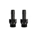 Mishimoto MMFT-M16-38BK Mishimoto M16x1.5 to 3/8-in Hose Barb Aluminum Fittings, Pack of 2 - Truck Part Superstore