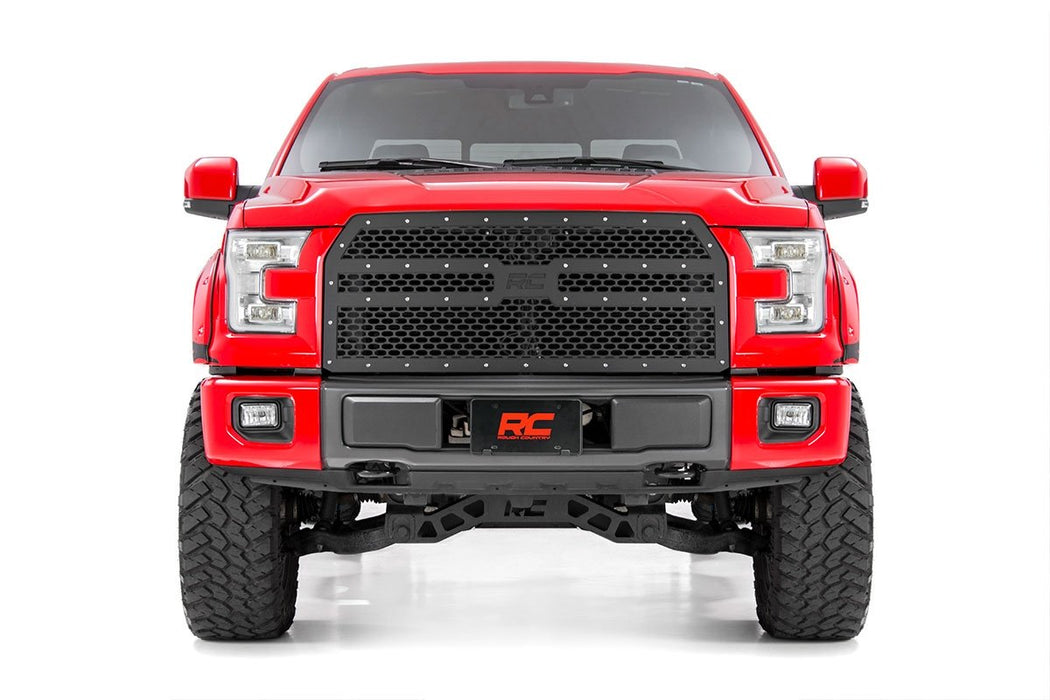 Rough Country 70191 Ford Mesh Grille 15-17 F-150 Rough Country - Truck Part Superstore