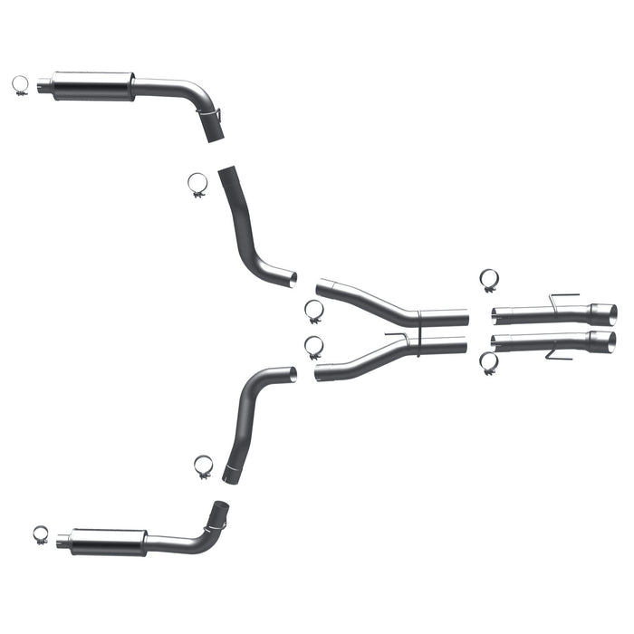 MagnaFlow Exhaust Products 16992 Street Series Stainless Cat-Back System - Truck Part Superstore