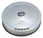 Proform 302-371 Air Cleaner Kit; Chrome; Embossed Cobra Logo; 13 In. Diameter; With Center Nut - Truck Part Superstore