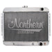 Northern Radiator 205200 Muscle Car Radiator - 20 1/2 X 24 3/4 X 3 (Downflow) W/ Connections On Right - Truck Part Superstore