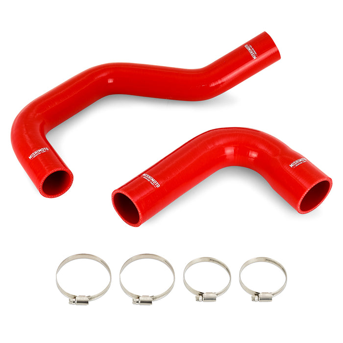 Mishimoto MMHOSE-RAM-91RD Silicone Radiator Hose Kit, fits Dodge 5.9L Cummins 1991-1993, Red - Truck Part Superstore