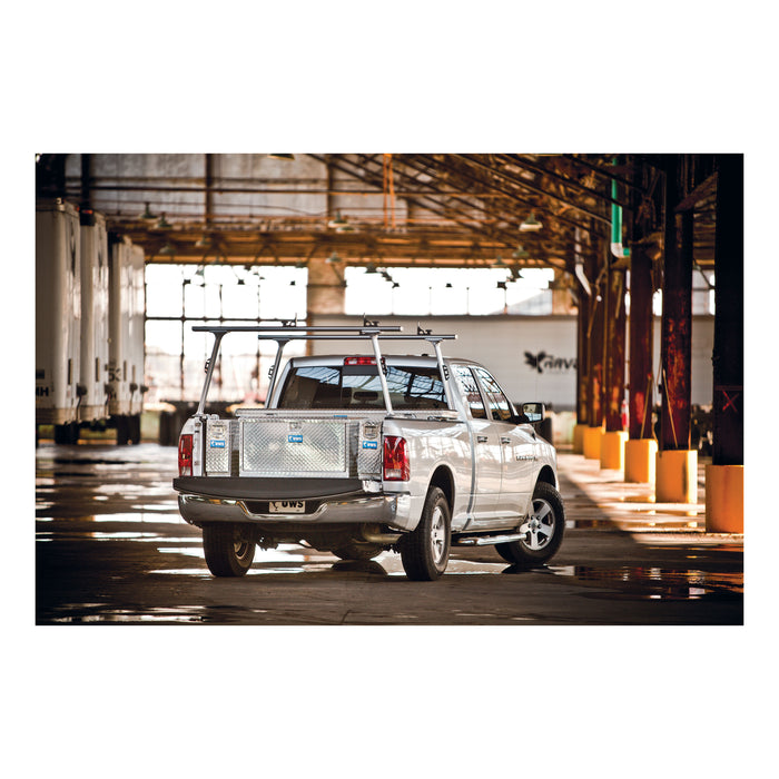 UWS TBC-38-DS Bright Aluminum 38in. Utility Chest Box with Drawers - Truck Part Superstore