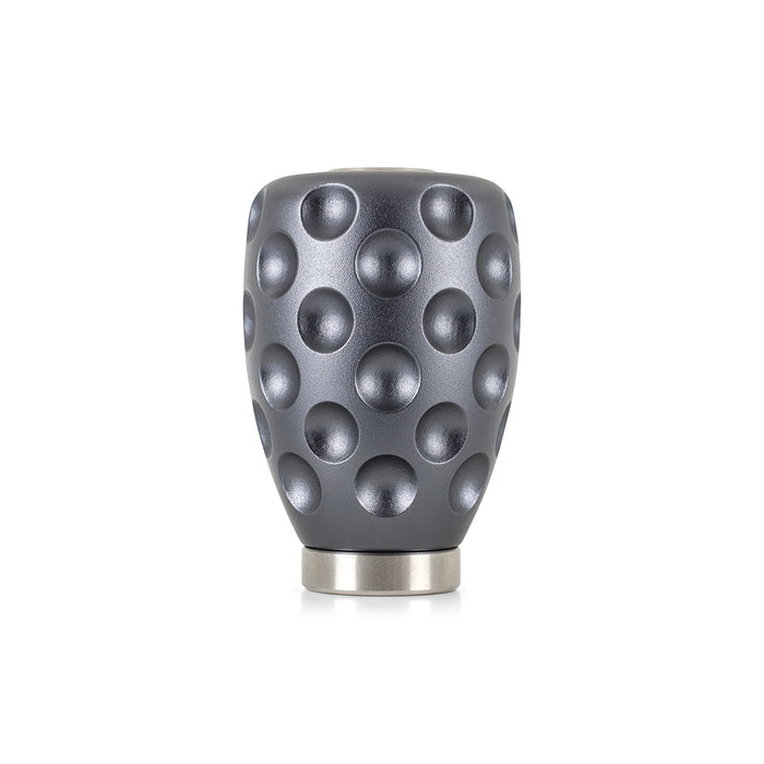 Mishimoto MMSK-DMPL-GM Mishimoto Weighted Steel Core Shift Knob, Dimple, Gunmetal - Truck Part Superstore