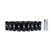 Mishimoto MMLG-125-LOCKBK Mishimoto Aluminum Locking Lug Nuts, M12 x 1.25, Black - Truck Part Superstore