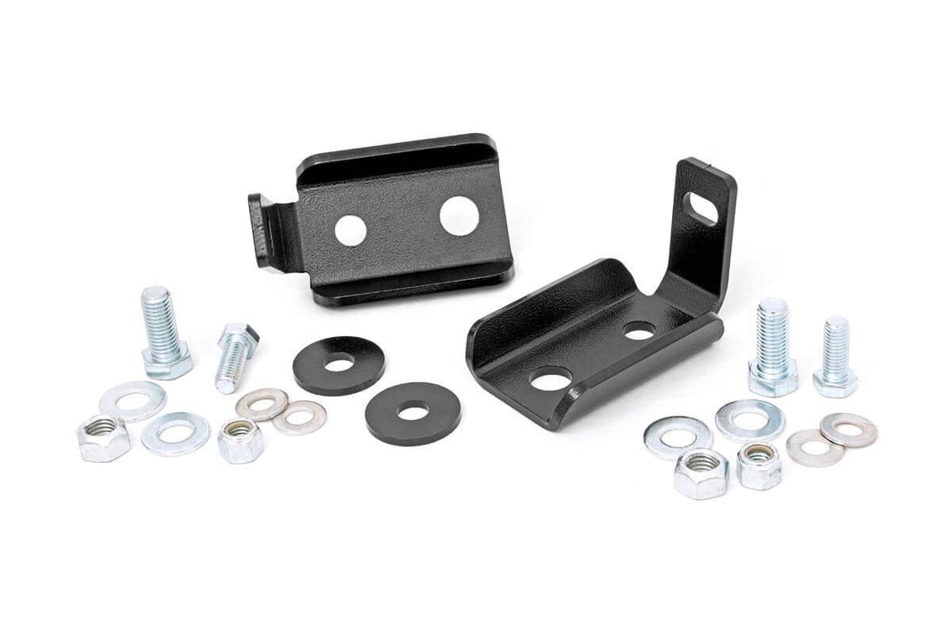 Rough Country 1020 Jeep Front Shock Relocation Kit 07-18 Wrangler JK Rough Country - Truck Part Superstore