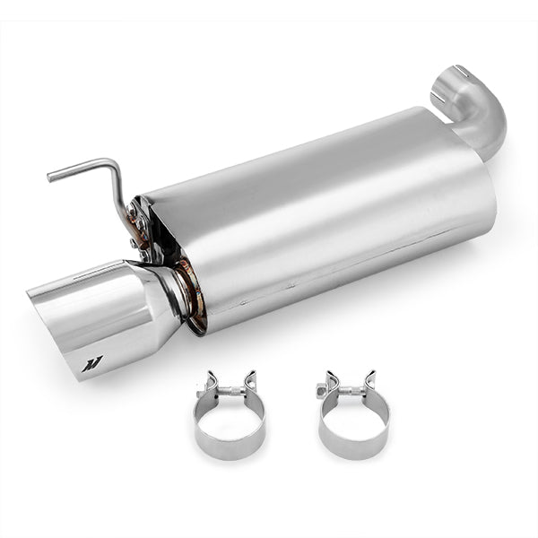 Mishimoto MMEXH-MUS8-15ASP Street Axleback Exhaust, fits Ford Mustang GT 2015-2017 - Truck Part Superstore