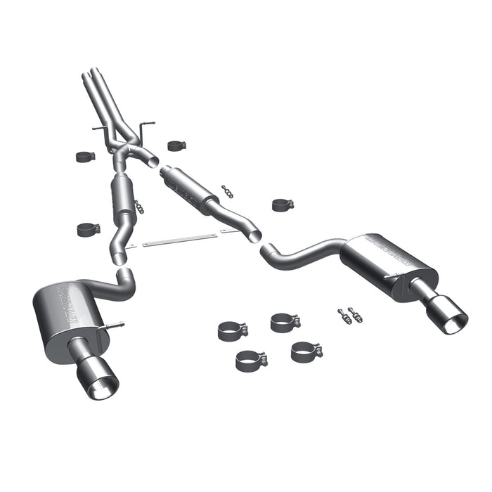MagnaFlow Exhaust Products 16493 Touring Series Stainless Cat-Back System - Truck Part Superstore
