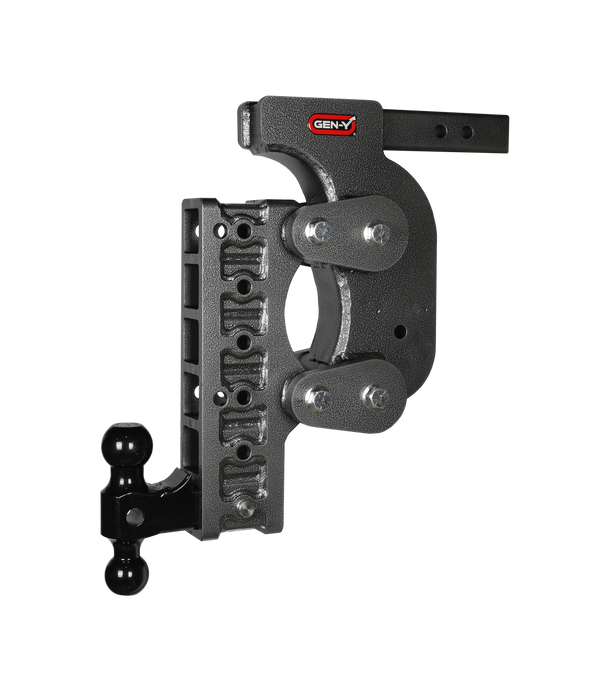 GEN-Y Hitch GH-1416 The BOSS TORSION-FLEX 2" Shank 17.5" Drop 1.7K TW 16K Hitch Dual-Ball Stabilizer - Truck Part Superstore