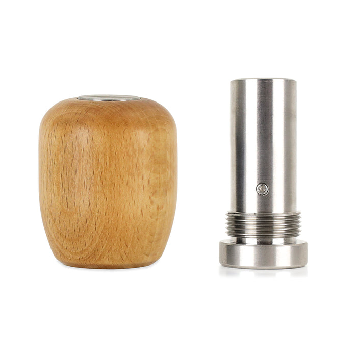 Mishimoto MMSK-WD-SBE Short Steel Core Wood Shift Knob, Beech Wood - Truck Part Superstore