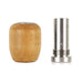 Mishimoto MMSK-WD-SBE Short Steel Core Wood Shift Knob, Beech Wood - Truck Part Superstore