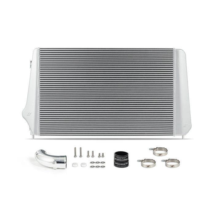Mishimoto MMINT-DMAX-17SL Performance Intercooler, fits Chevrolet/GMC 6.6L Duramax L5P 2017-2019, Silver - Truck Part Superstore